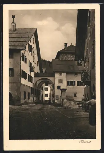 AK Zuoz, Strassenpartie am Tor