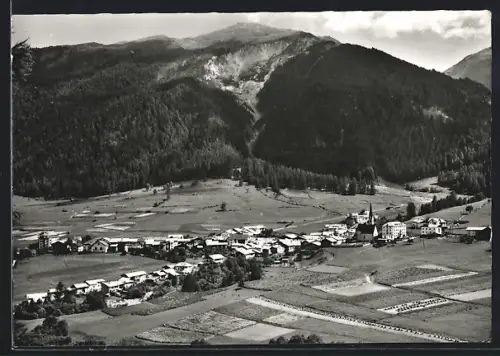 AK Sta. Maria im Münstertal, Teilansicht gegen den Umbrail