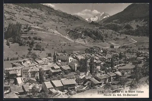 AK Orsières, Mont Velan, Route du Cd. St-Bernard