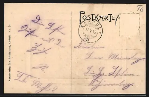 AK Schönenberg /Klein-Rigi, Hotel mit Kühen