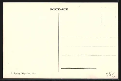 AK Diemtigen, Ortspartie mit Kirche