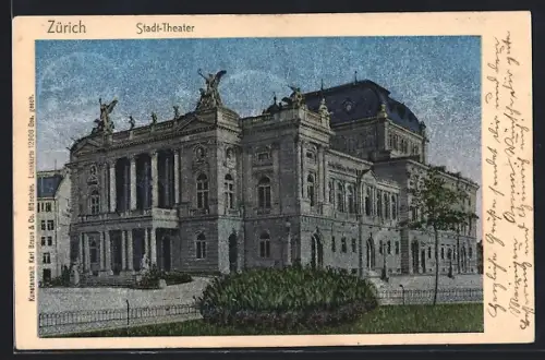 Luna-AK Zürich, Stadt-Theater