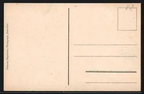 AK Saas-Fée, Vue d`ensemble, L`Église