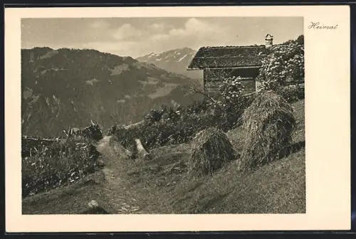 AK Schuders, Panorama mit Berghaus