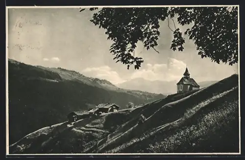 AK Schuders, Panorama mit Kapelle