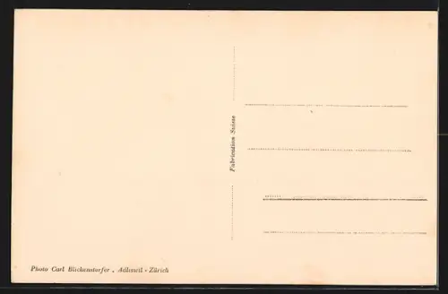 AK Leuggern, Ortspartie mit Kirche von Osten