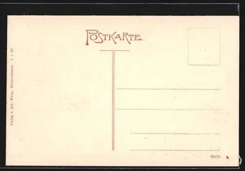 AK Waltershausen i. Thür., Restaurant Bellevue mit Waldteich