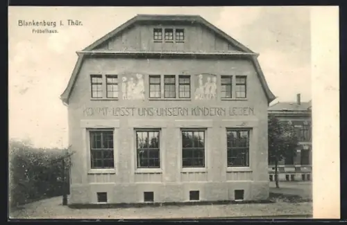AK Blankenburg i. Thür., Fröbelhaus