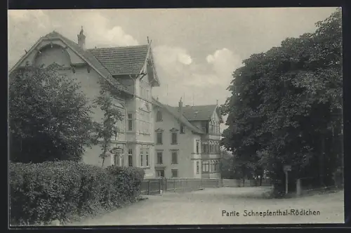 AK Schnepfenthal-Rödichen, Partie im Ort