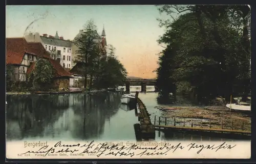 AK Bergedorf, Partie an der Ernst-Mantinsbrücke
