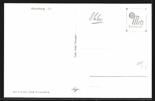 AK Münchberg /Ofr., Fachwerkhäuser im Ort