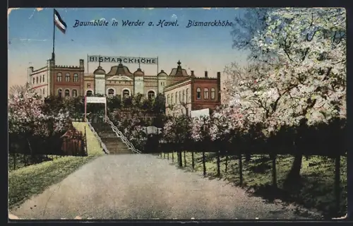 AK Werder a. Havel, Gasthof Bismarckhöhe