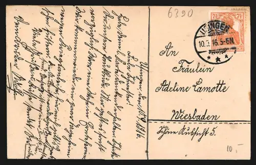 AK Usingen i. T., Kgl. Lehrereseminar