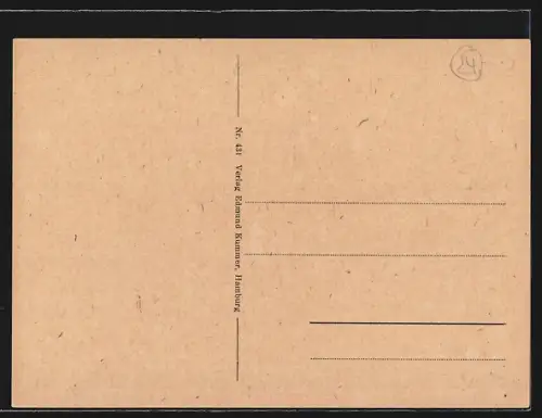 AK Hamburg-Bergedorf, Badeanstalt mit Windmühle