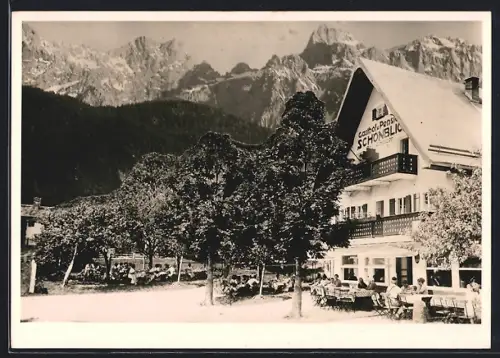 AK Krün, Gasthof-Pension Schönblick