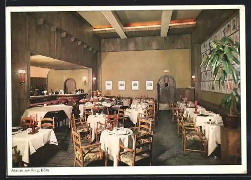 AK Köln-Neustadt, Gasthaus Atelier am Ring, Am Ring