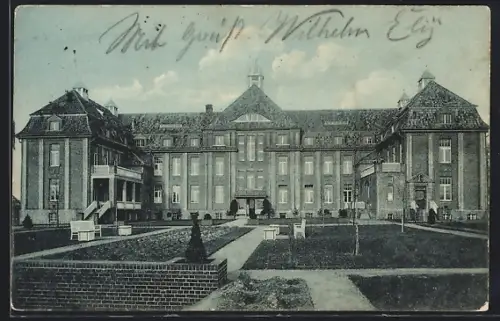 AK Bergedorf, Blick auf das Staatskrankenhaus