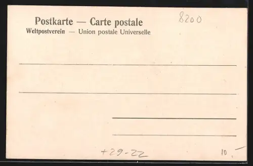 Luna-AK Rosenheim / Bayern, Teilansicht mit Brücke