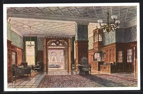 AK Frankfurt, Blick in die Hotelhalle