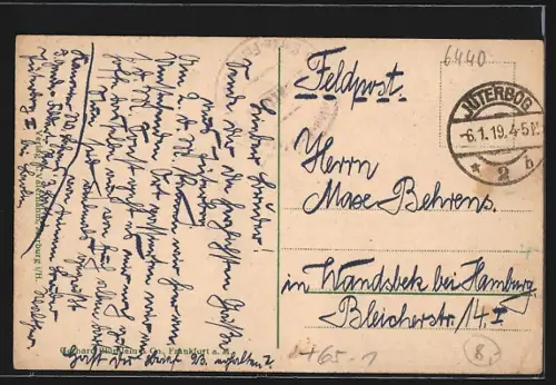 AK Bebra, Bahnhof mit Zügen und Reisenden, Eisenbahn, Totalansicht