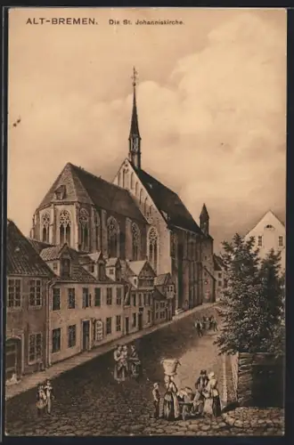 AK Bremen, St. Johanniskirche