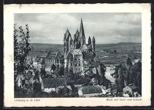 AK Limburg a. d. Lahn, Blick auf Dom und Schloss