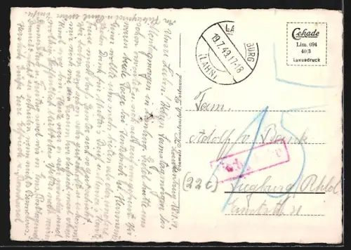 AK Limburg a. d. Lahn, Blick auf Dom und Schloss