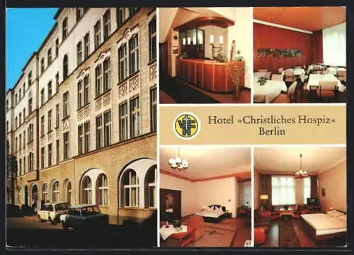 AK Berlin, Hotel Christliches Hospiz, Auguststrasse 82