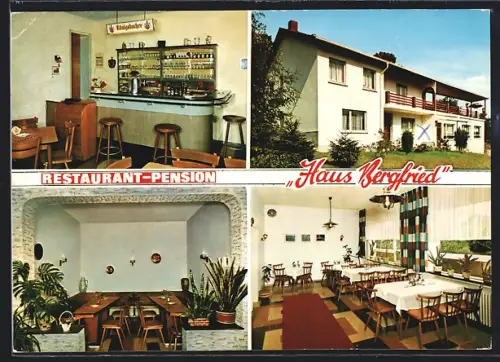 AK Hochstetten /Dhaun, Restaurant-Pension Haus Bergfried, Inh. Alfred Burgner