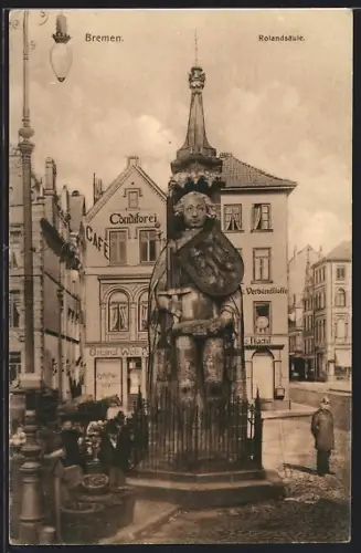 AK Bremen, Rolandstatue