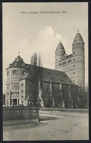 AK Ulm / Donau, Neue evangelische Garnisonskirche