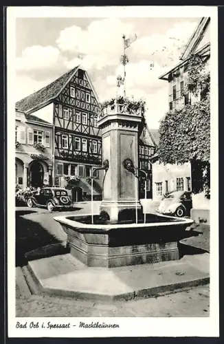 AK Bad Orb i. Spessart, Marktbrunnen