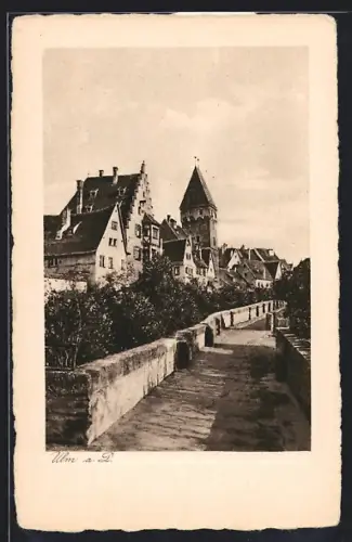 AK Ulm a. D., Stadtmauer