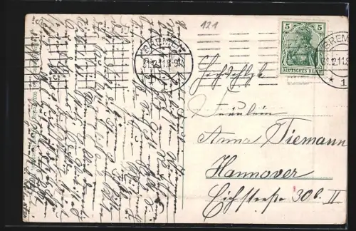 AK Bremen, Marktplatz, Rathaus, Dom, Börse