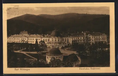AK Bad Wildungen, Fürstliches Badehotel