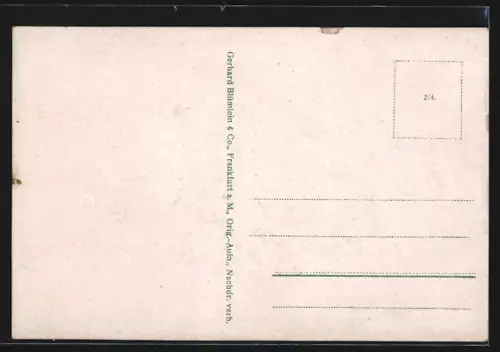 AK Wiesbaden, Kochbrunnen, Bergkirche