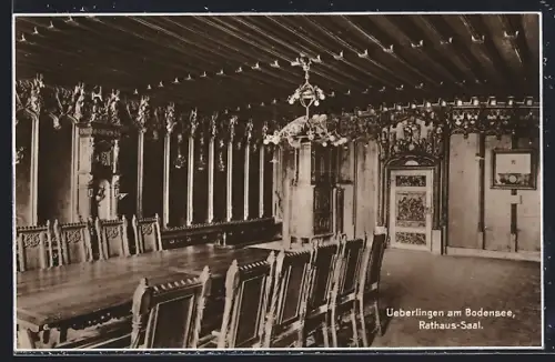 AK Ueberlingen am Bodensee, Rathaus-Saal