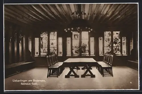 AK Ueberlingen am Bodensee, Rathaus-Saal