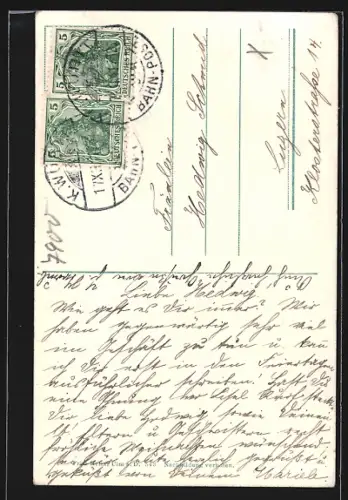 AK Ulm a. D., Ulmer Münster mit Spatz