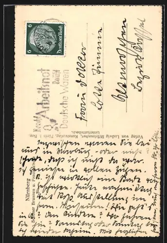 AK Nürnberg, Schöner Brunnen, Frauenkirche