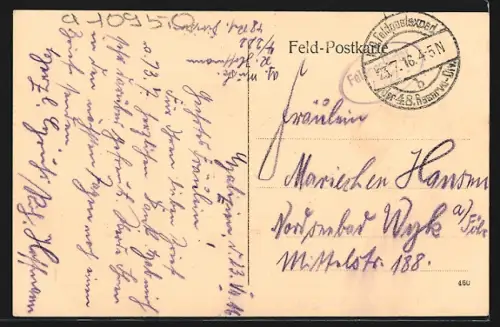 Künstler-AK Nagy Ag Tal, Karpathenkämpfe 1914-15, Dorfstrasse und Panjehäuser