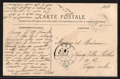 AK Bar-sur-Seine, Pont sur la Seine et vue sur les bâtiments environnants