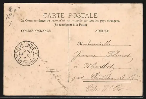 AK Bar-sur-Seine, La Seine et les Tanneries