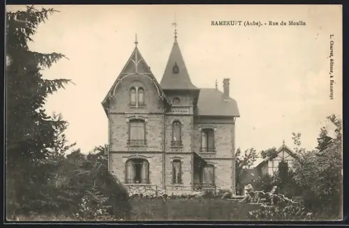 AK Ramerupt /Aube, Rue du Moulin avec maison pittoresque