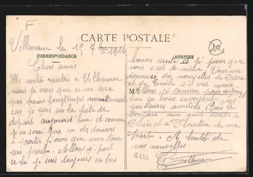 AK Villemaur-sur-Vanne /Aube, La Mairie