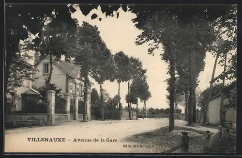 AK Villenauxe, Avenue de la Gare