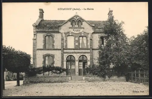 AK Géraudot /Aube, La Mairie