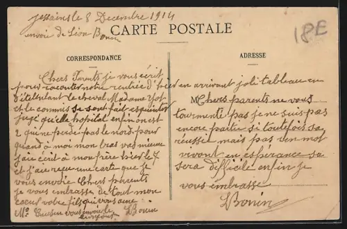 AK Jessains /Aube, Rue St-Nicolas avec un homme et son vélo