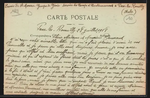 AK Romilly-sur-Seine /Aube, Route Nationale avec vue sur les arbres alignés et les bâtiments adjacents