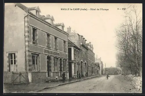 AK Mailly-le-Camp /Aube, Hôtel de l`Europe